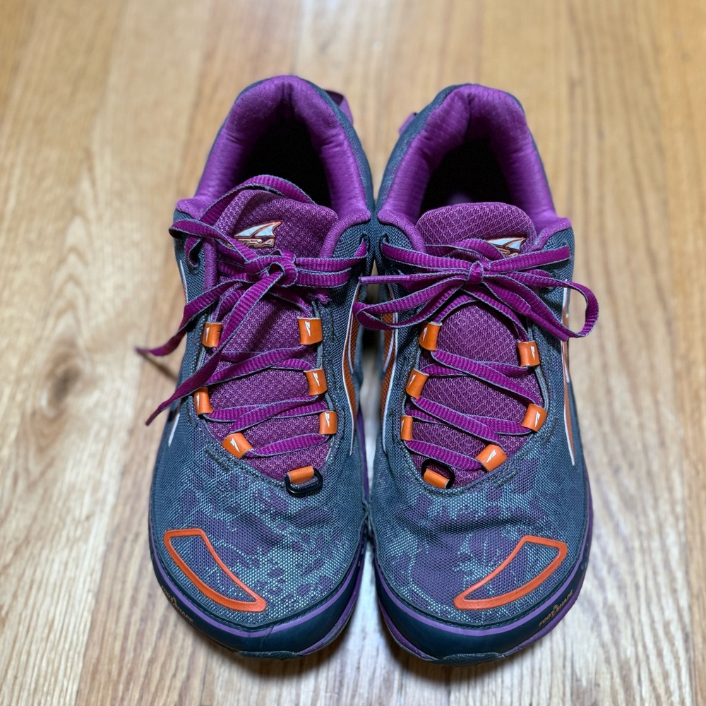 Altra Timp Running Shoe Women's Size 9 Trail AFW1757F-1 Gray Purple Zero Drop